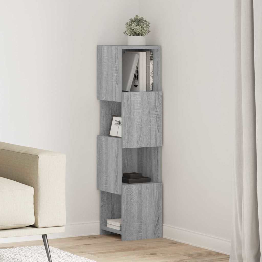 vidaXL Eckschrank Graues Sonoma 25,5x25x102cm Holzwerkstoff