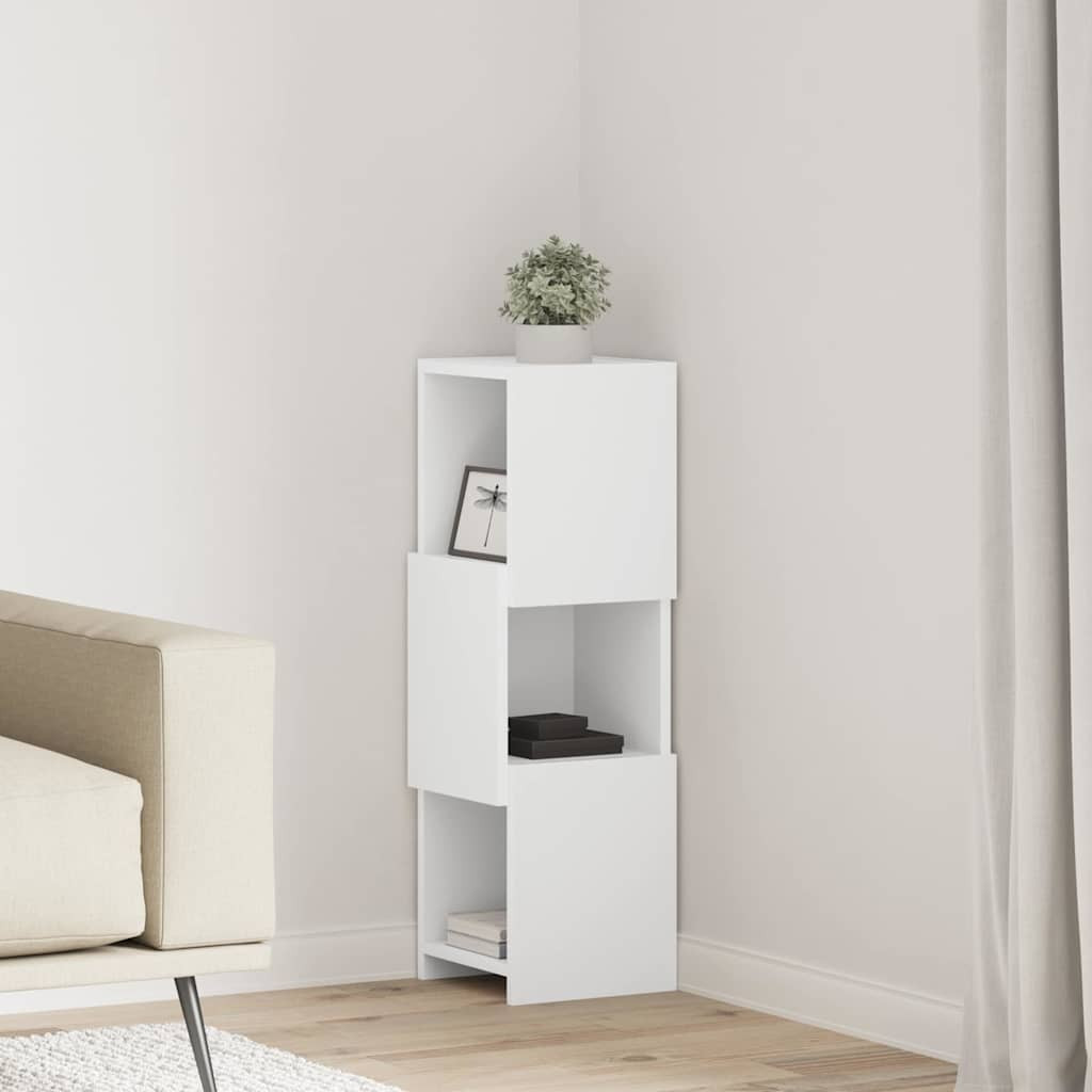 vidaXL Eckschrank 25,5x25x80cm Holzwerkstoff