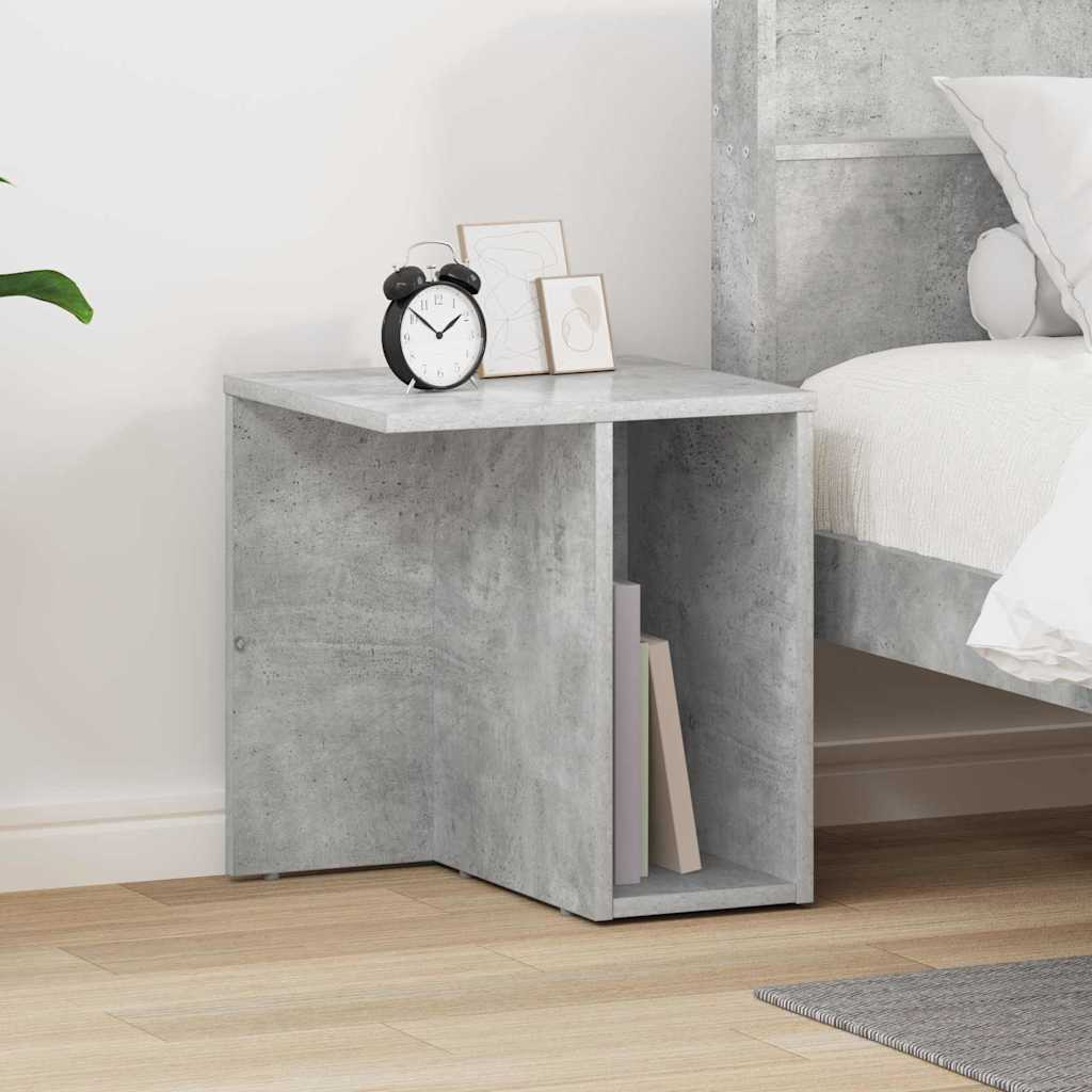 vidaXL Beistelltisch Beton Grau 37 x 32 x 40 cm Holzwerkstoff