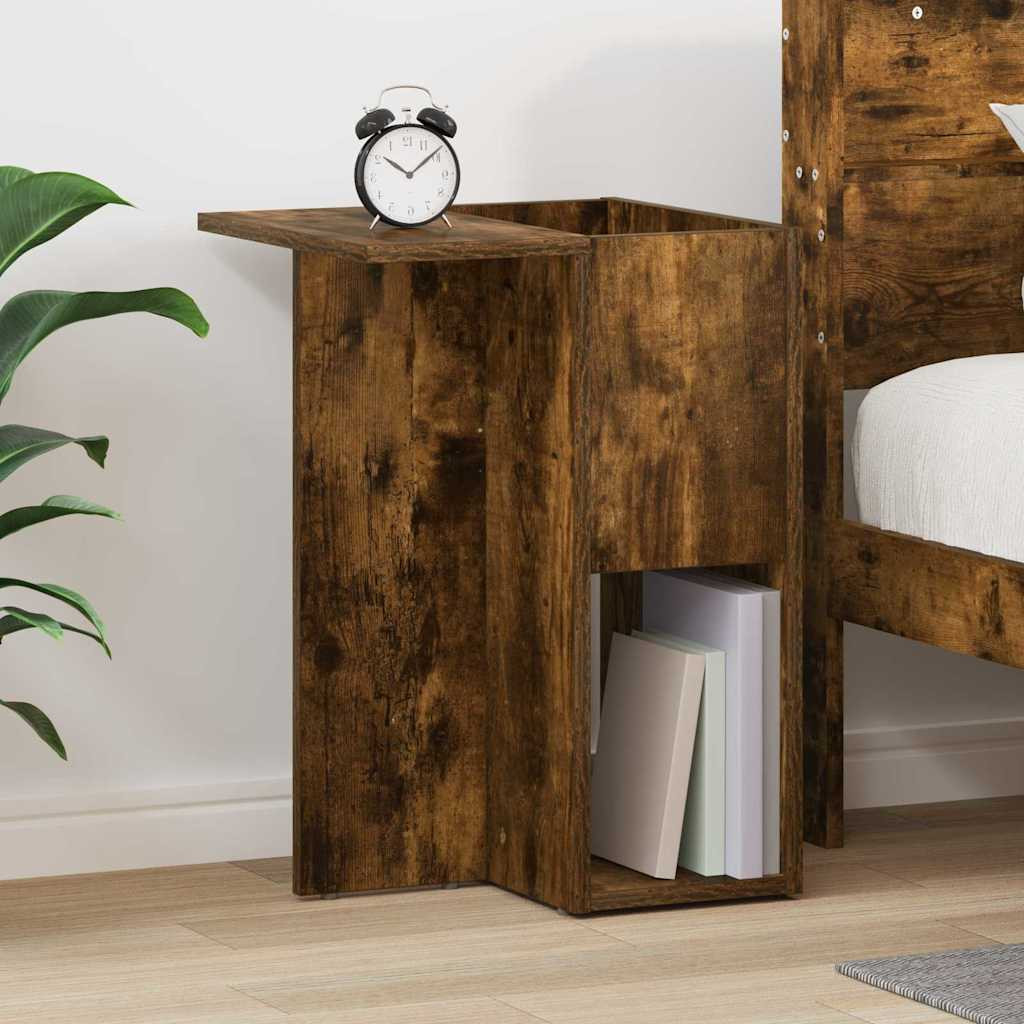vidaXL Beistelltisch Geräucherte Eiche 35 x 40 x 55 cm Holzwerkstoff