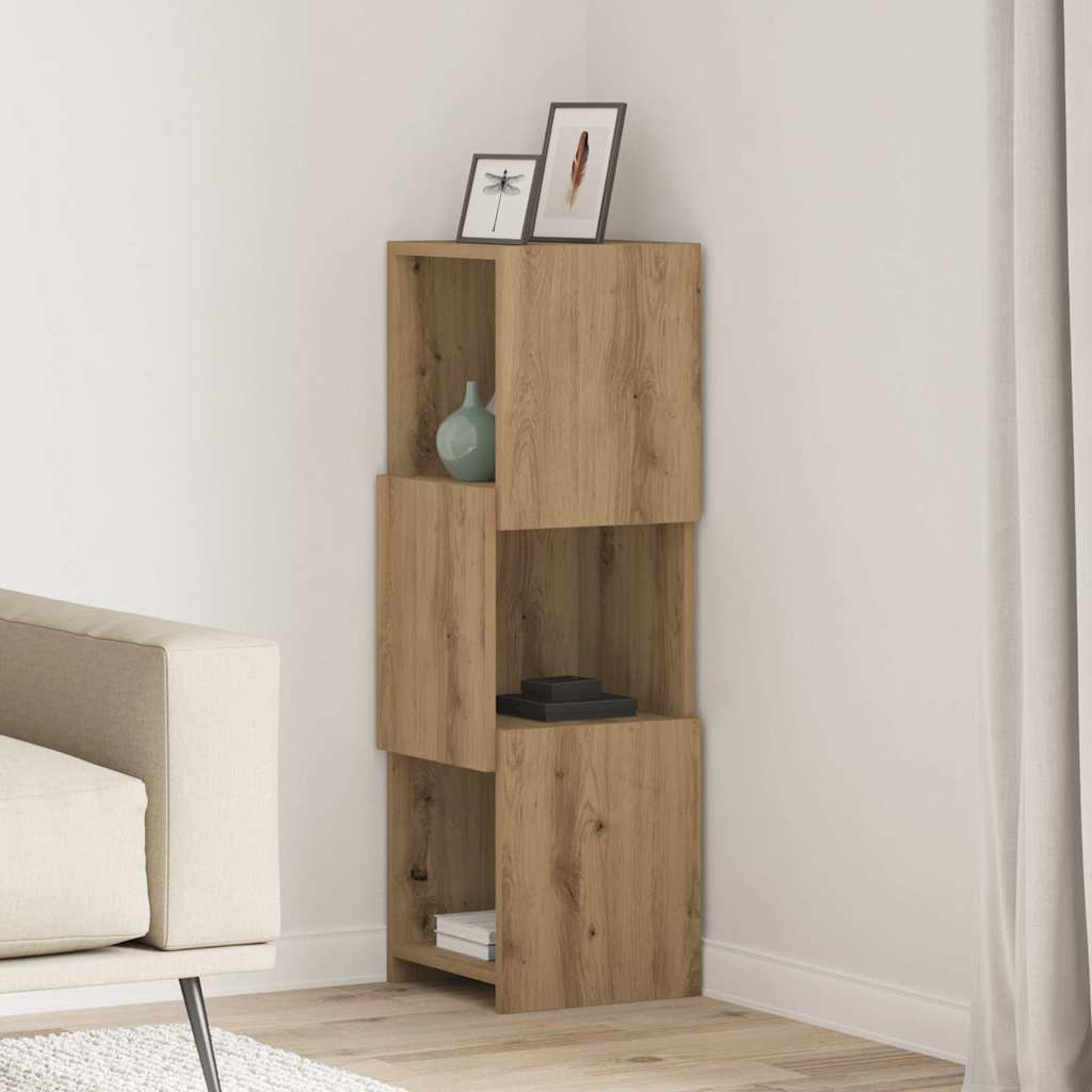 vidaXL Eckschrank 30,5x30x95cm Holzwerkstoff Artisan-Eiche