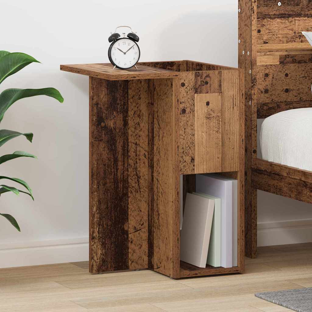 vidaXL Beistelltisch Altholz 35 x 40 x 55 cm Holzwerkstoff