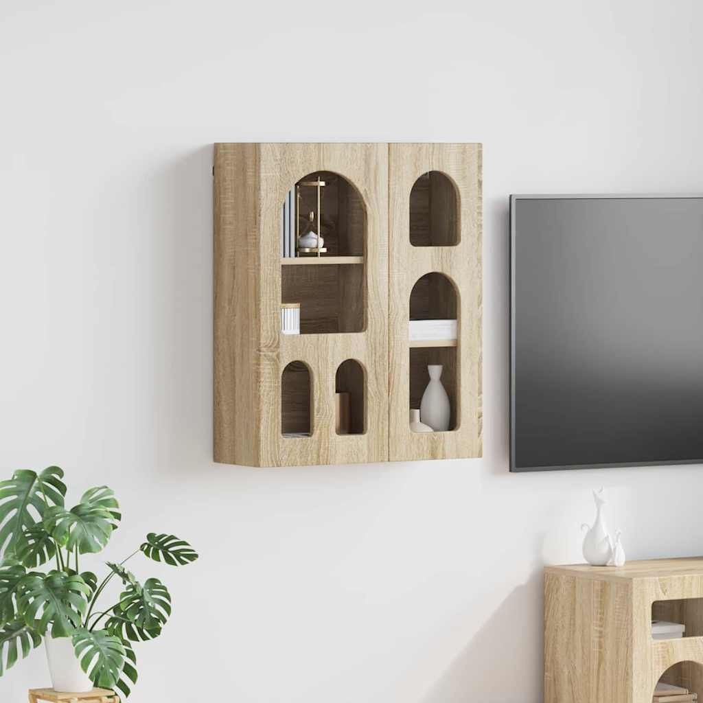 vidaXL Hängeschrank ELST Sonoma-Eiche 59 x 20 x 71,5 cm Holzwerkstoff