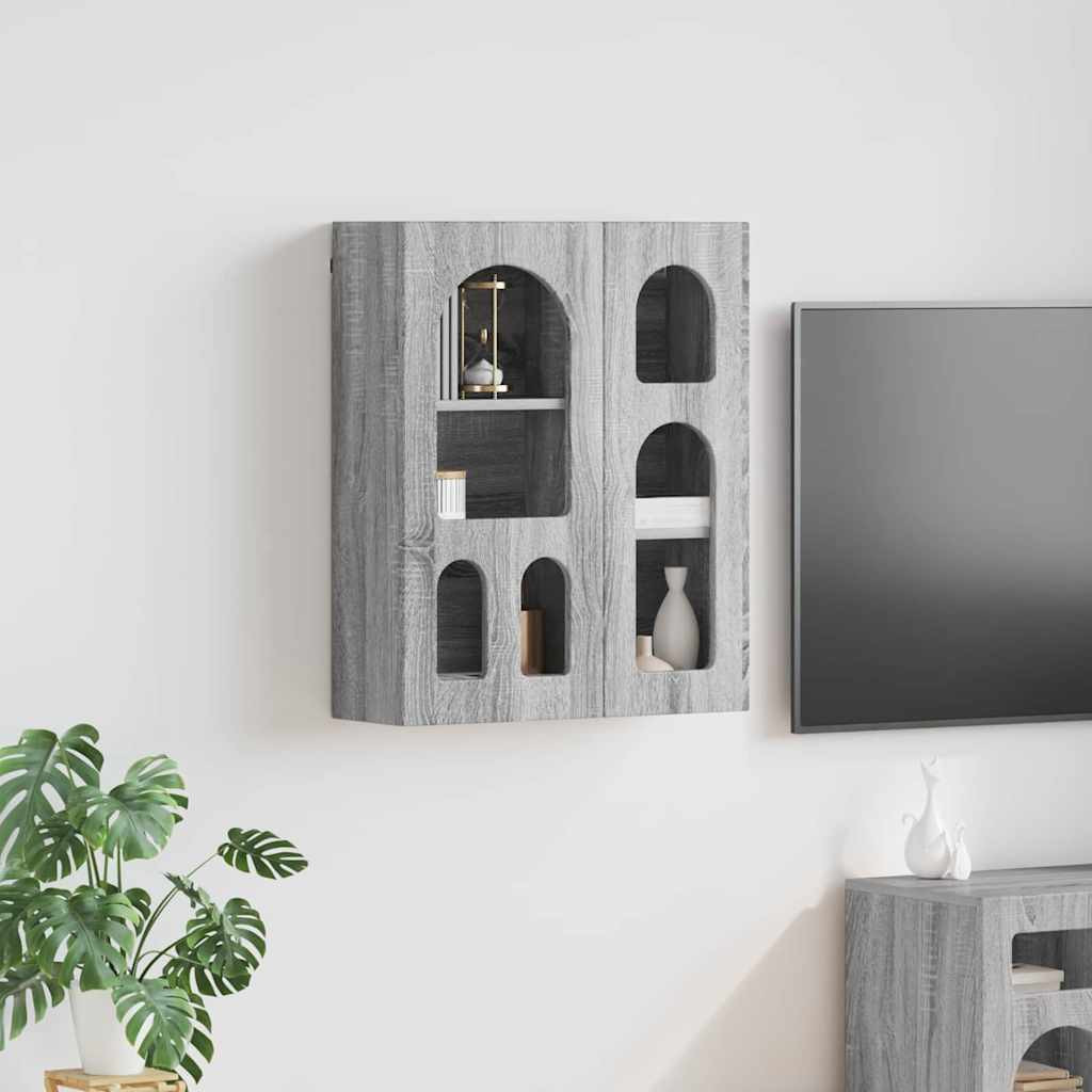 vidaXL Hängeschrank ELST Sonoma-Grau 59 x 20 x 71,5 cm Holzwerkstoff