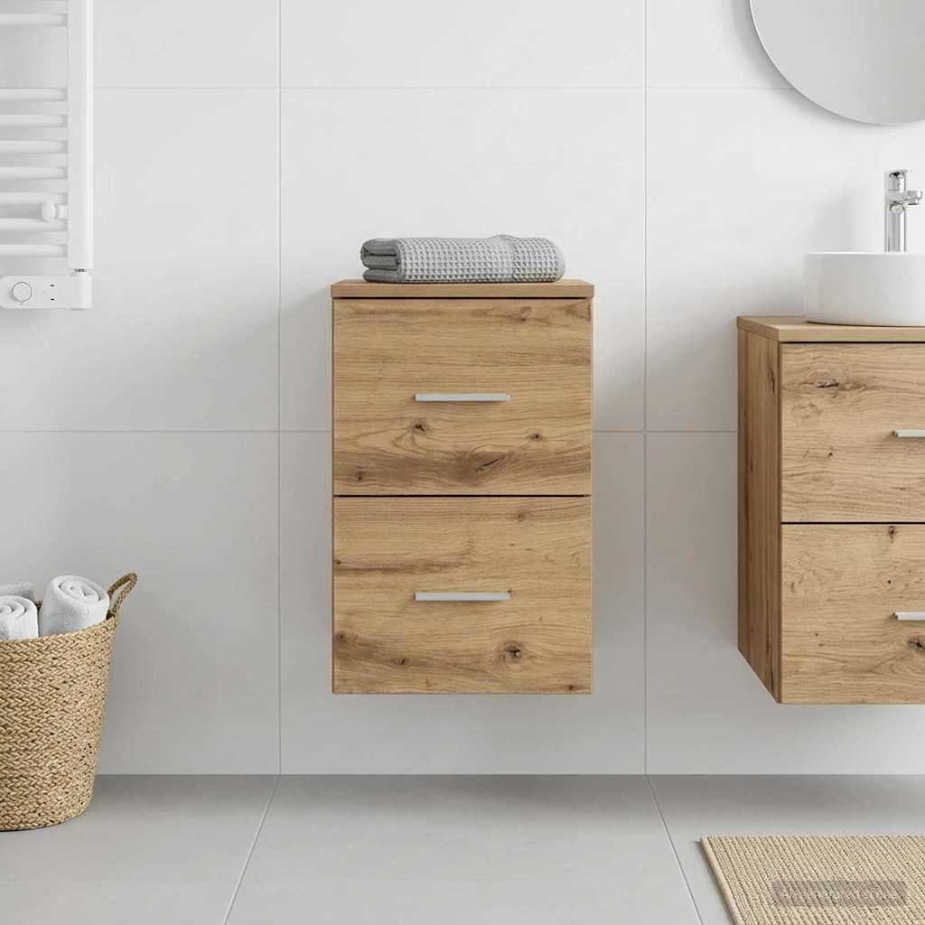 vidaXL Badezimmerschrank Inzwischen Artisan-Eiche 30 x 35 x 50 cm
