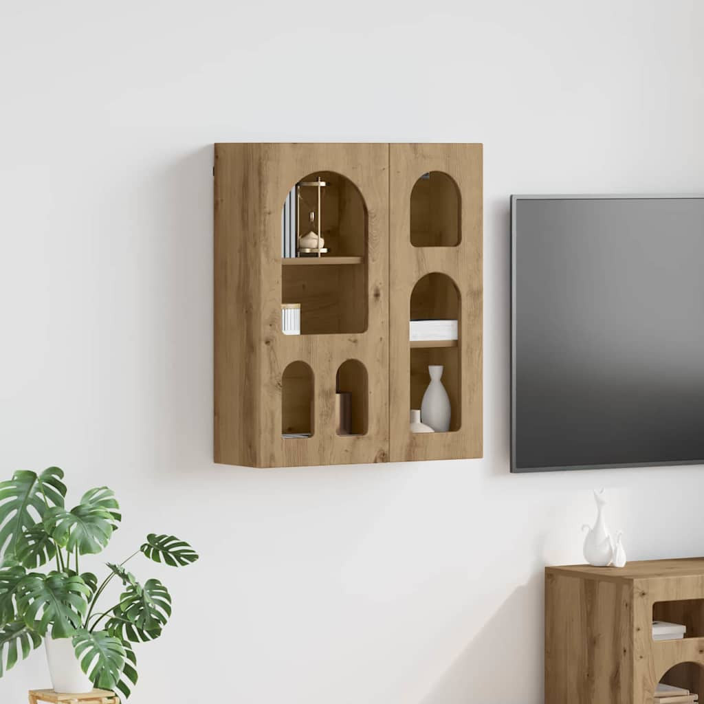 vidaXL Hängeschrank ELST Artisan-Eiche 59 x 20 x 71,5 cm Holzwerkstoff
