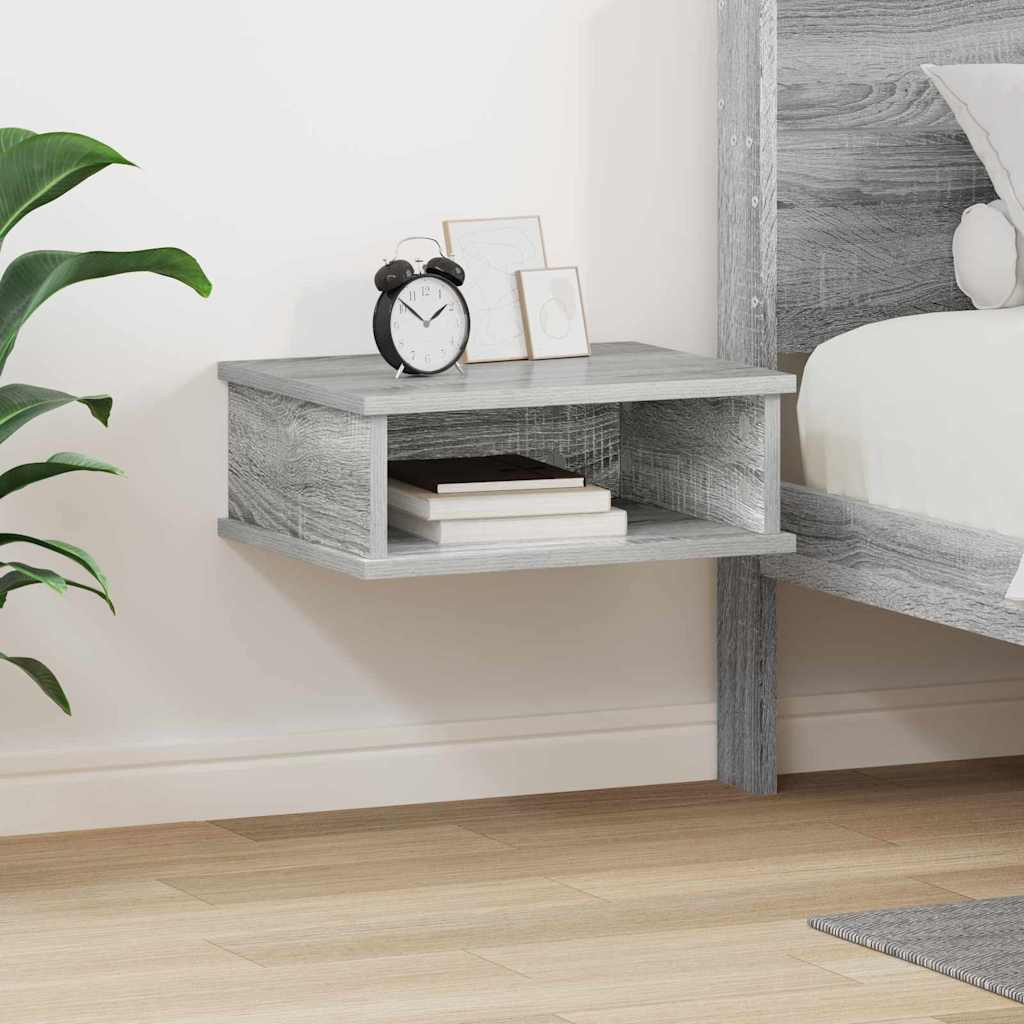 vidaXL Nachttisch Graues Sonoma 40 x 31 x 15 cm Holzwerkstoff