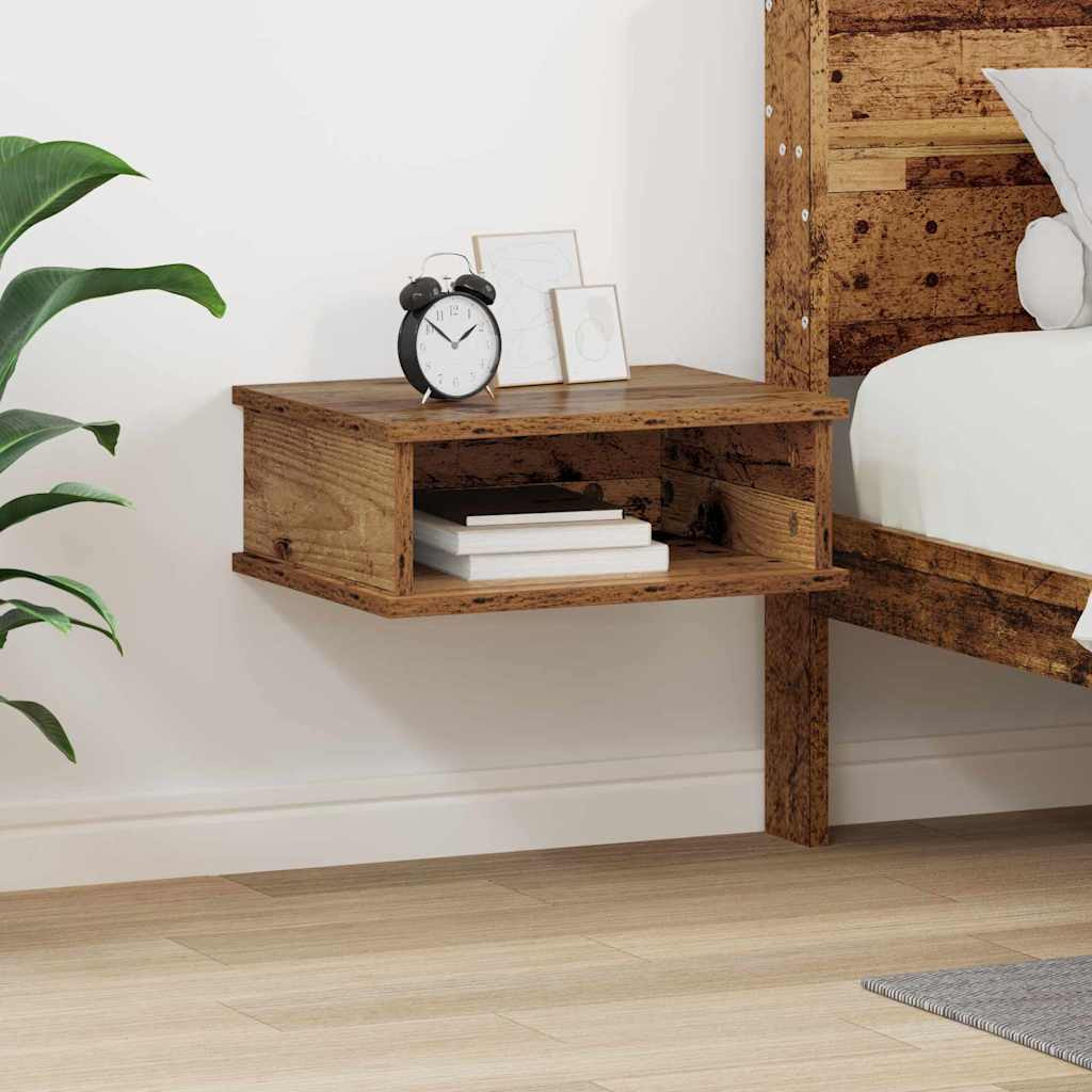 vidaXL Nachttisch Altholz 40 x 31 x 15 cm Holzwerkstoff