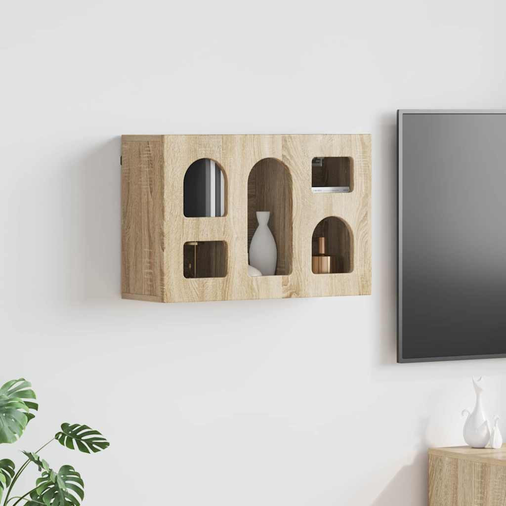vidaXL Hängeschrank ELST Sonoma-Eiche 60 x 20 x 40 cm Holzwerkstoff