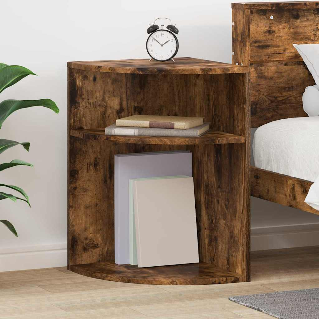 vidaXL Beistelltisch Geräucherte Eiche 39,7 x 39,7 x 60 cm