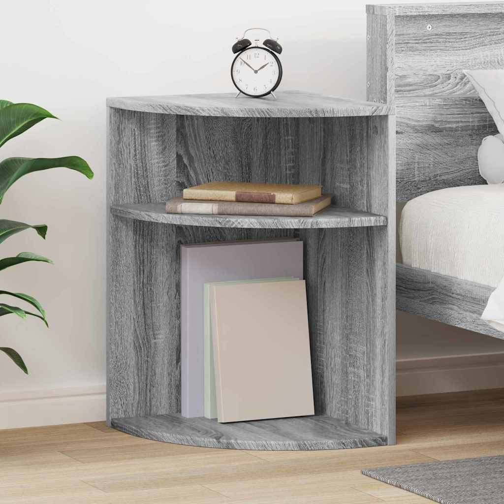 vidaXL Beistelltisch Graues Sonoma 39,7 x 39,7 x 60 cm Holzwerkstoff