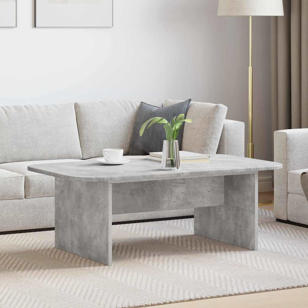 vidaXL Couchtisch Beton Grau 93 x 53 x 33 cm Holzwerkstoff