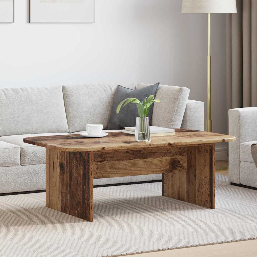vidaXL Couchtisch Altholz 93 x 53 x 33 cm Holzwerkstoff