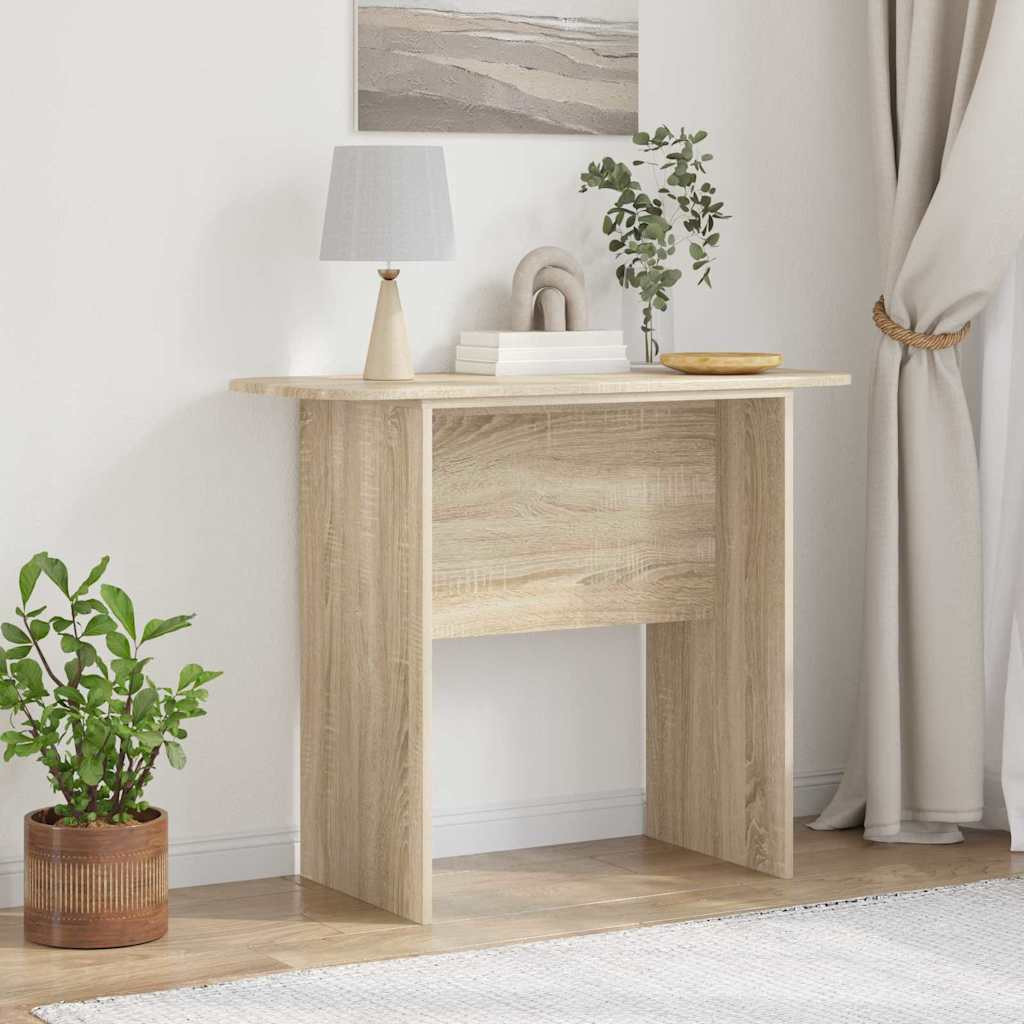 vidaXL Konsolentisch Sonoma-Eiche 93 x 40 x 75 cm Holzwerkstoff