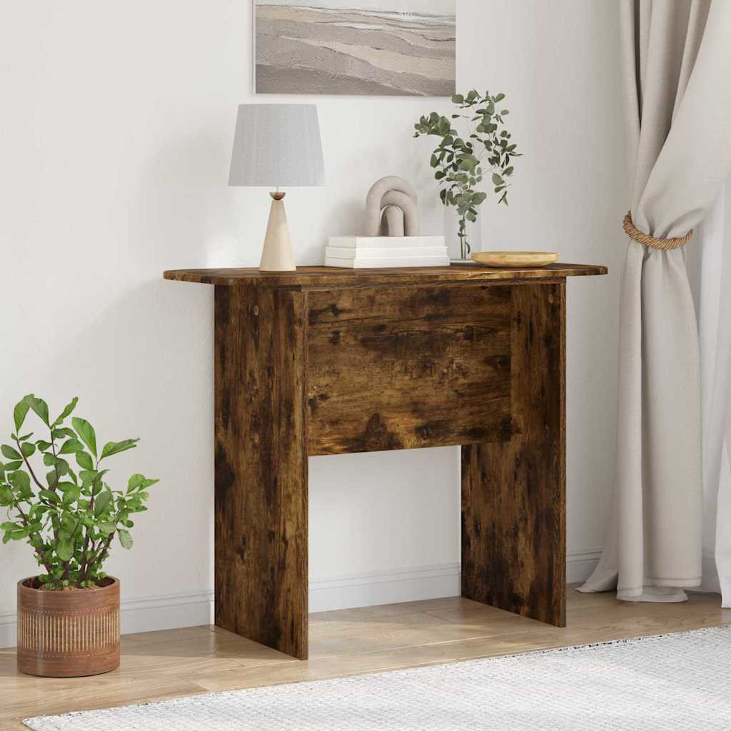 vidaXL Konsolentisch Geräucherte Eiche 93 x 40 x 75 cm Holzwerkstoff