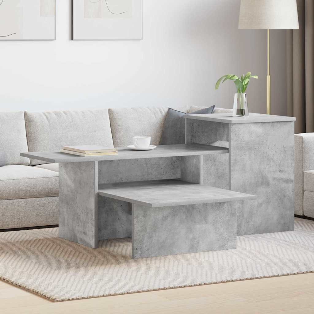 vidaXL Konsolentisch Beton Grau 91,5 x 35 x 38,5 cm Holzwerkstoff