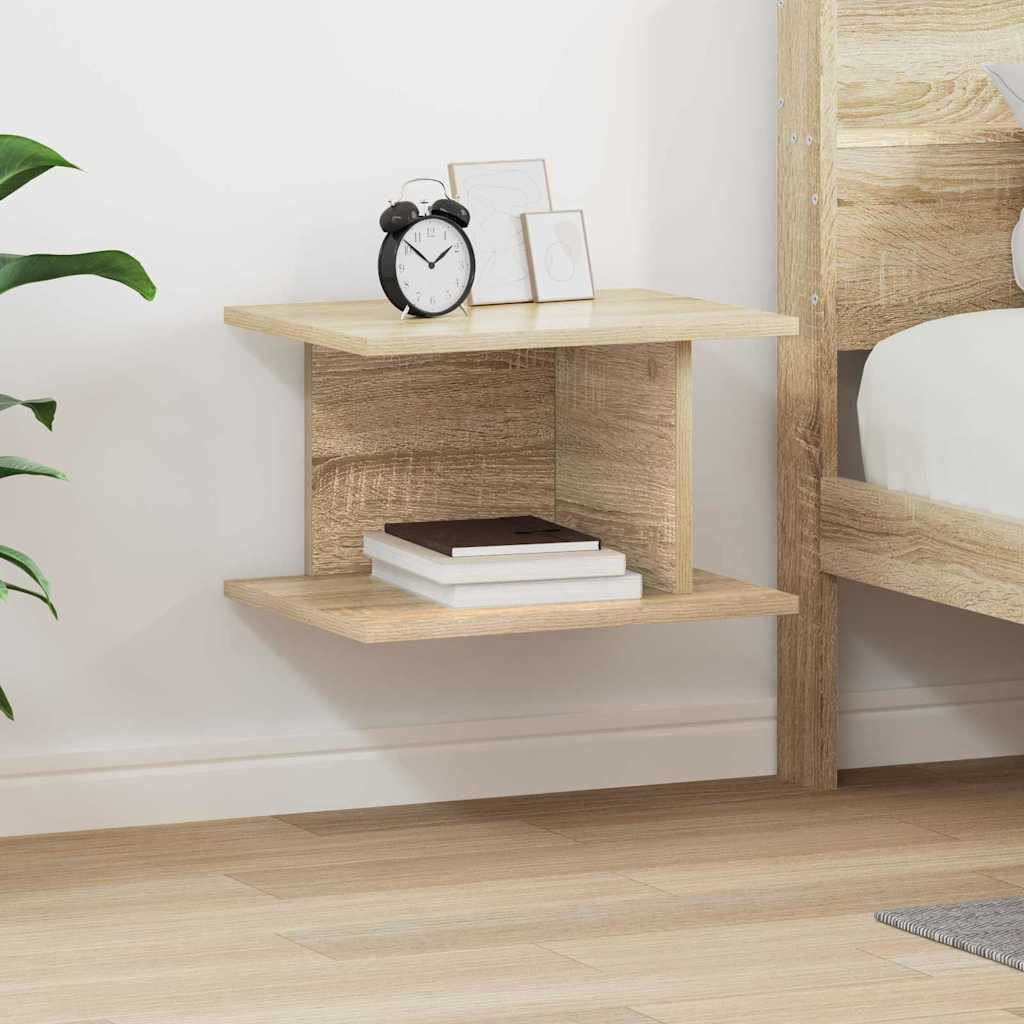 vidaXL Nachttisch Sonoma-Eiche 40 x 30 x 25 cm Holzwerkstoff