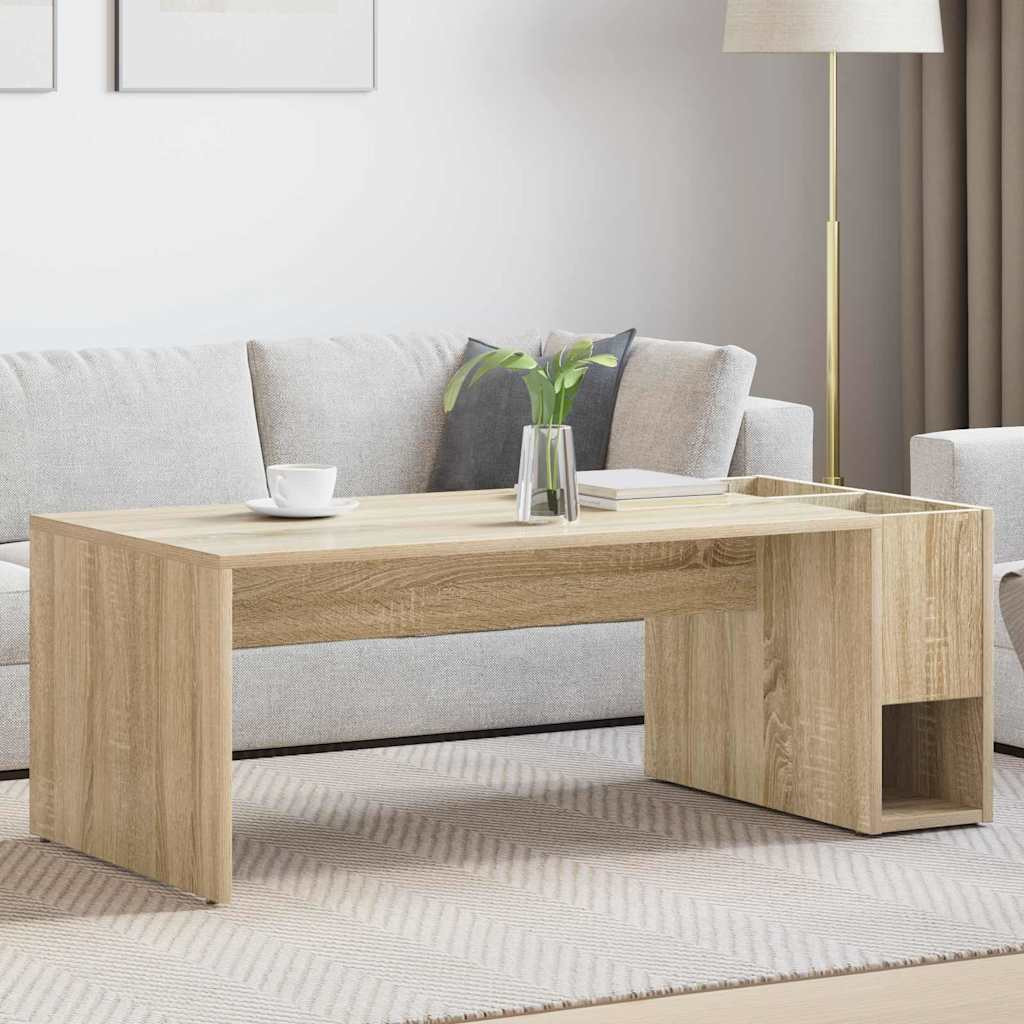 vidaXL Couchtisch Sonoma-Eiche 101,5 x 50 x 37 cm Holzwerkstoff