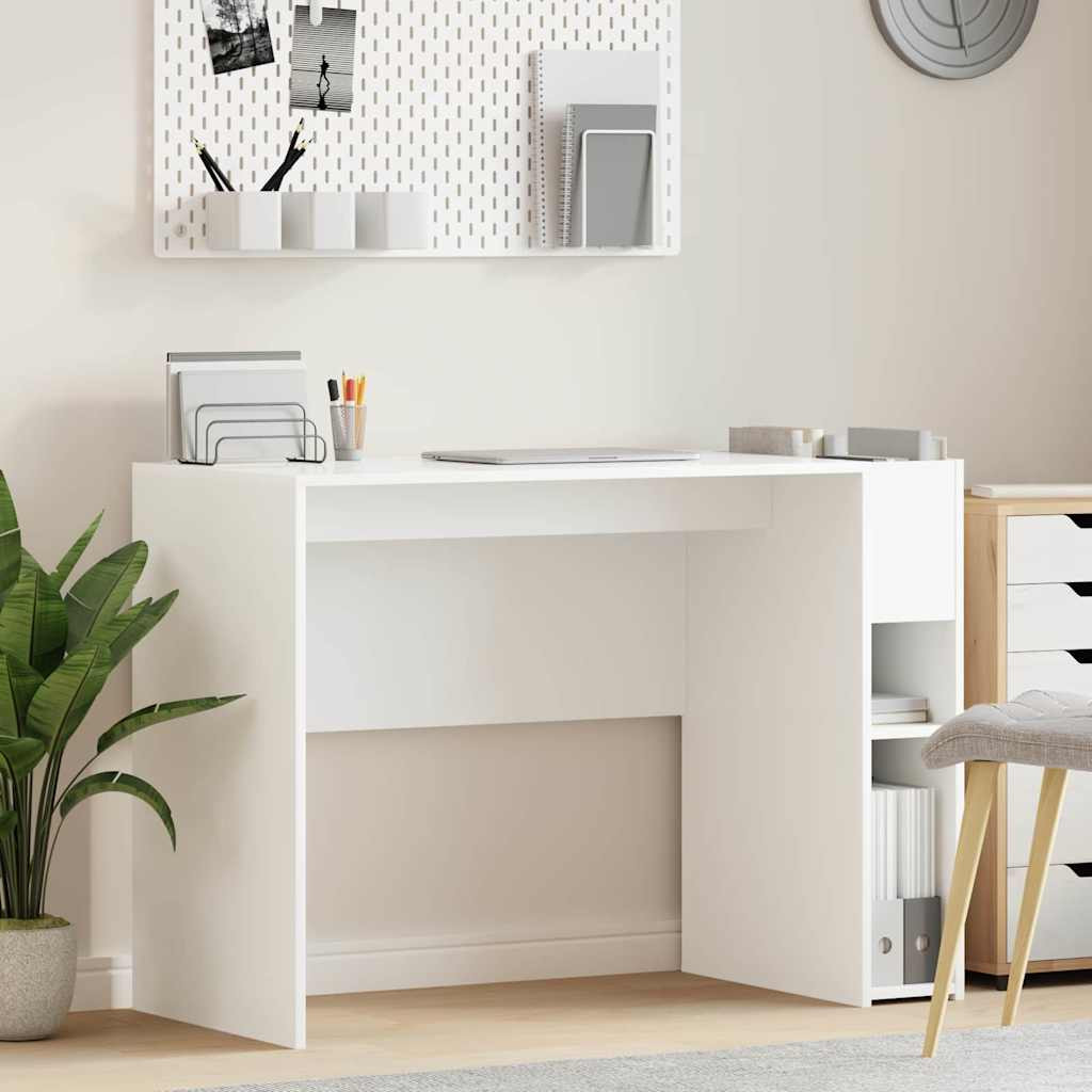 vidaXL Schreibtisch Weiß 109 x 50 x 78 cm Holzwerkstoff