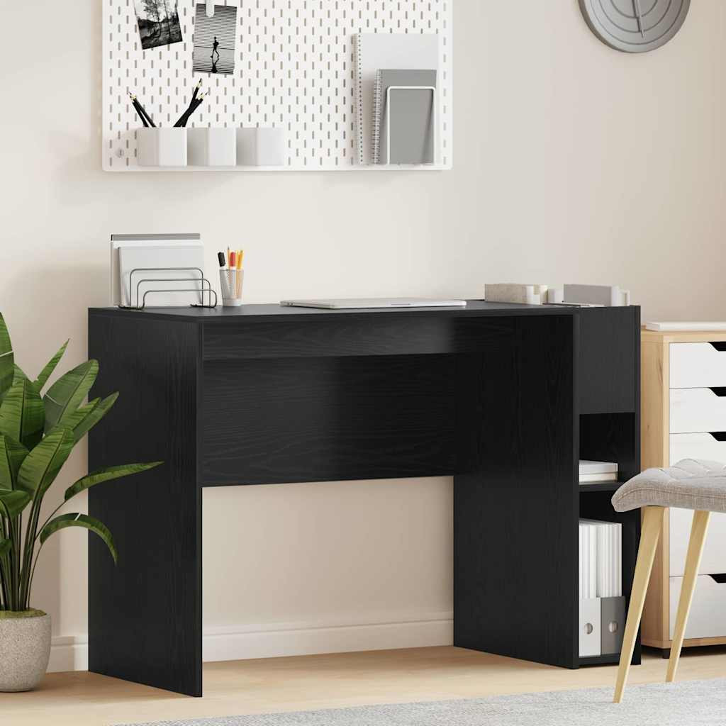 vidaXL Schreibtisch Schwarz Eichen-Optik 109 x 50 x 78 cm