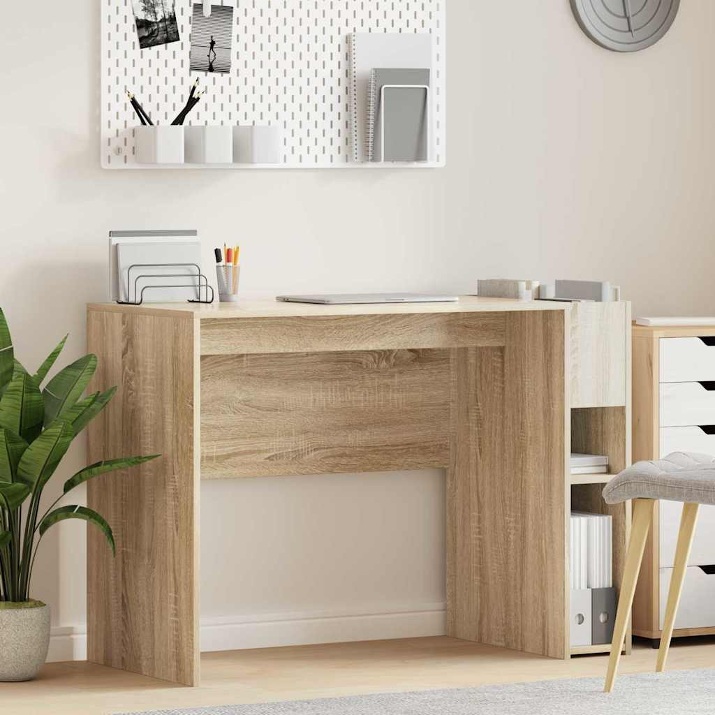 vidaXL Schreibtisch Sonoma-Eiche 109 x 50 x 78 cm Holzwerkstoff
