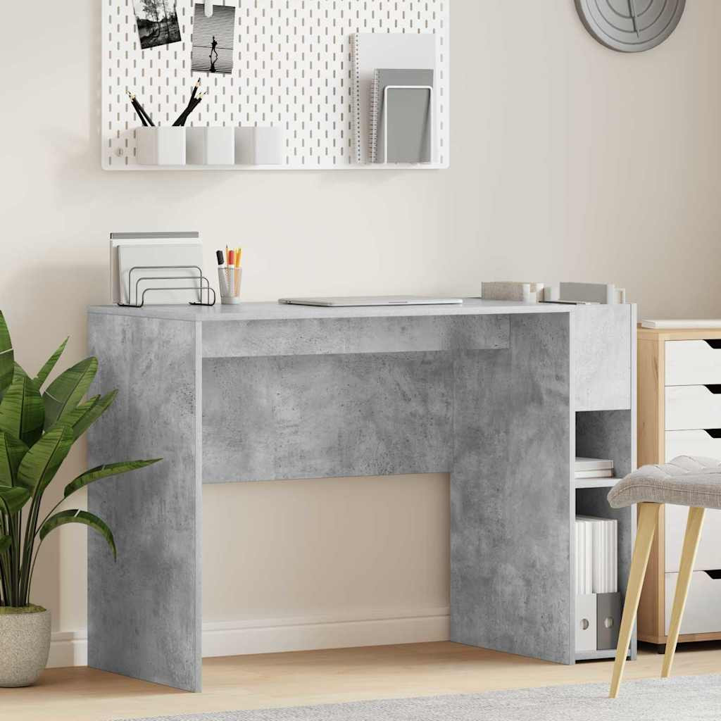vidaXL Schreibtisch Beton Grau 109 x 50 x 78 cm Holzwerkstoff