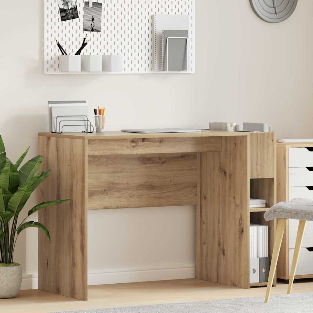vidaXL Schreibtisch Artisan-Eiche Holzwerkstoff 109 x 50 x 78 cm