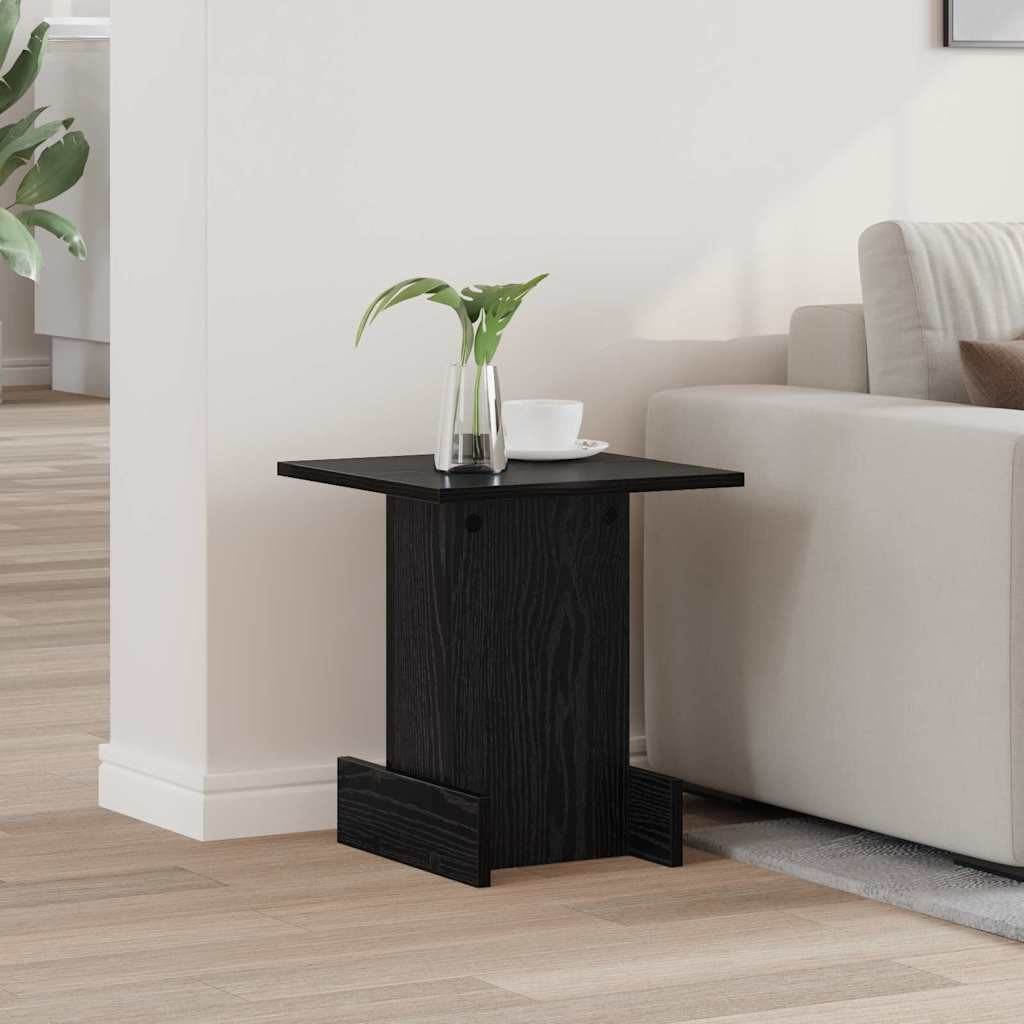 vidaXL Beistelltisch Schwarz Eichen-Optik 35,5 x 35 x 40 cm