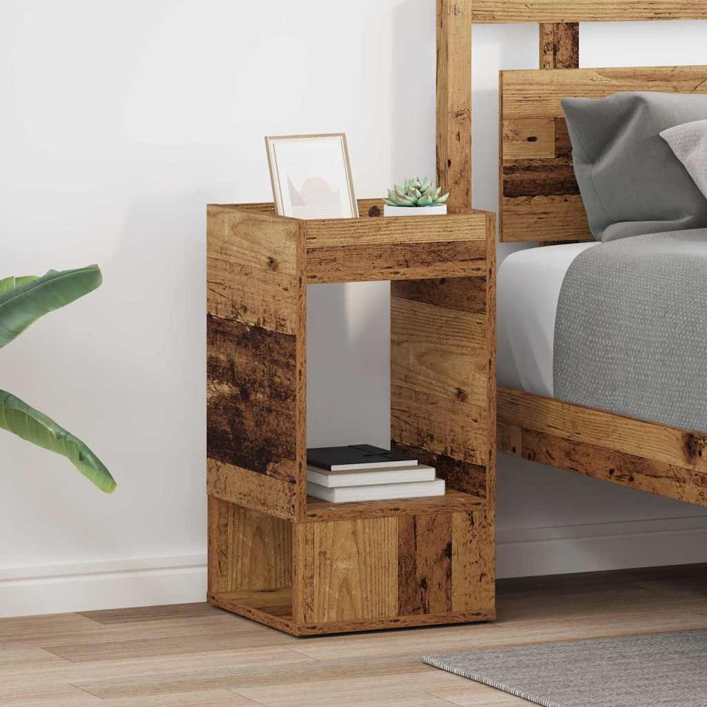 vidaXL Beistelltisch 2 pcs Altholz 30 x 30 x 56 cm Holzwerkstoff