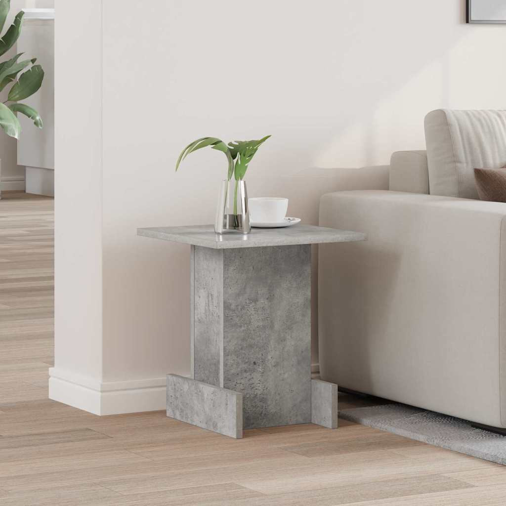 vidaXL Beistelltisch Beton Grau 35,5 x 35 x 40 cm Holzwerkstoff
