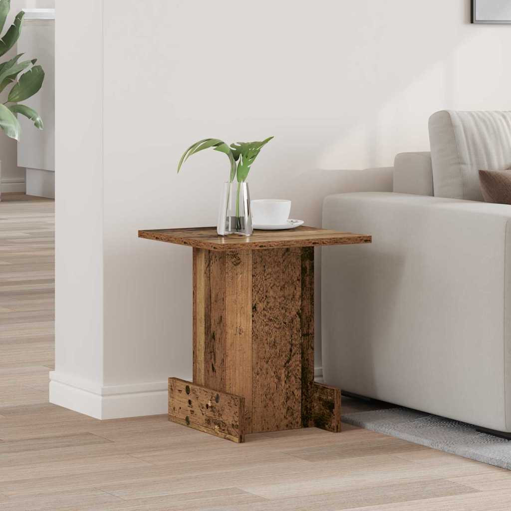 vidaXL Beistelltisch Altholz 35,5 x 35 x 40 cm Holzwerkstoff