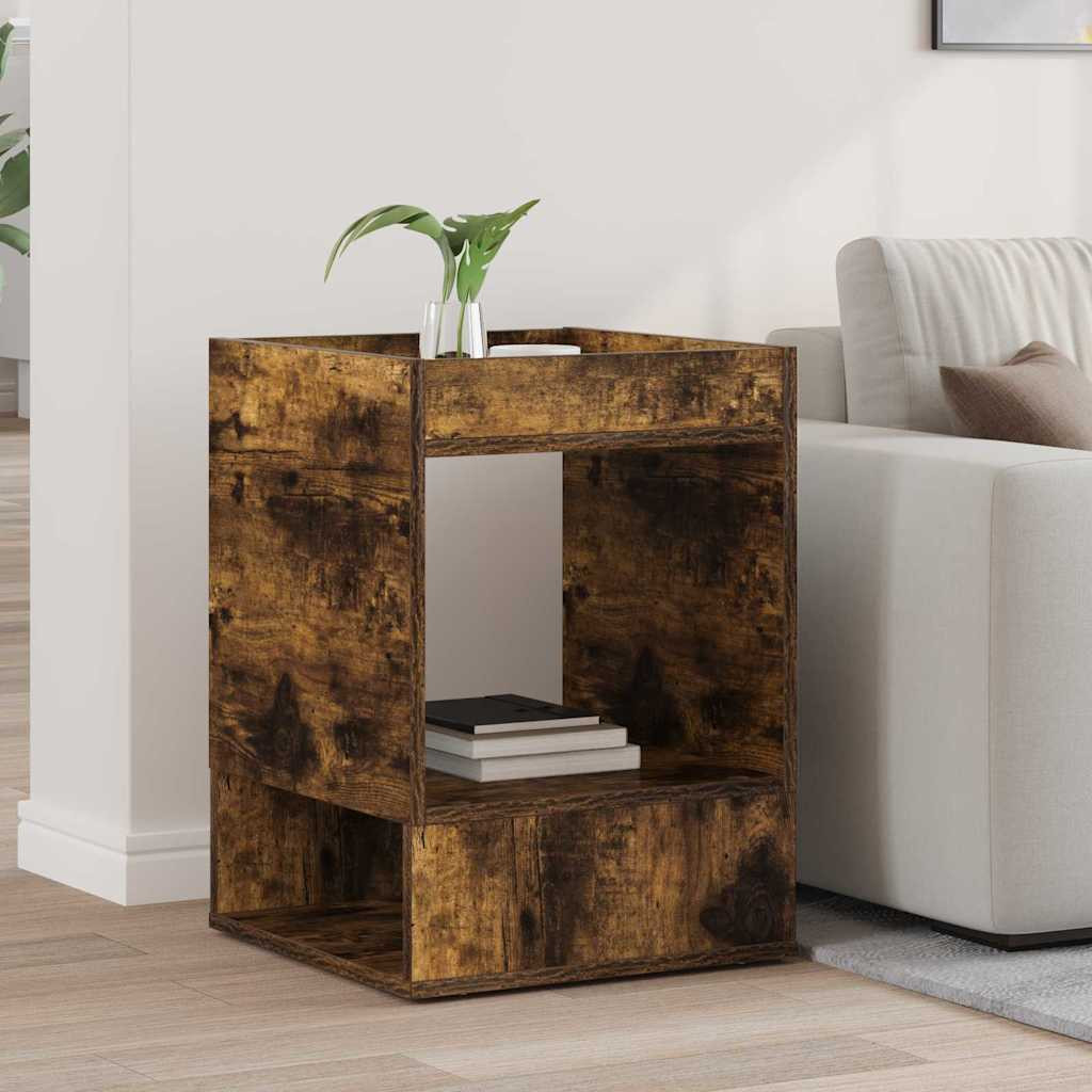 vidaXL Beistelltisch Geräucherte Eiche 40 x 40 x 56 cm Holzwerkstoff