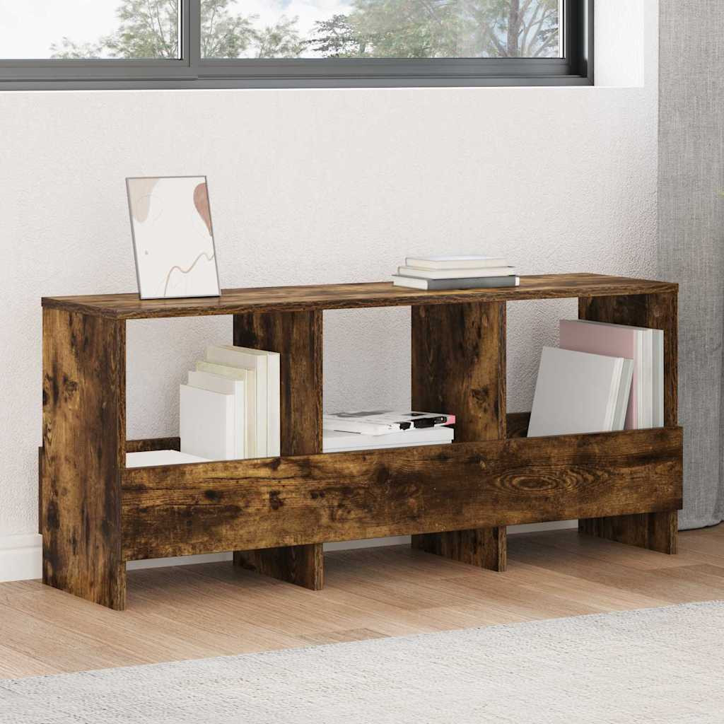 vidaXL Magazinregal Geräucherte Eiche 102 x 30 x 45 cm