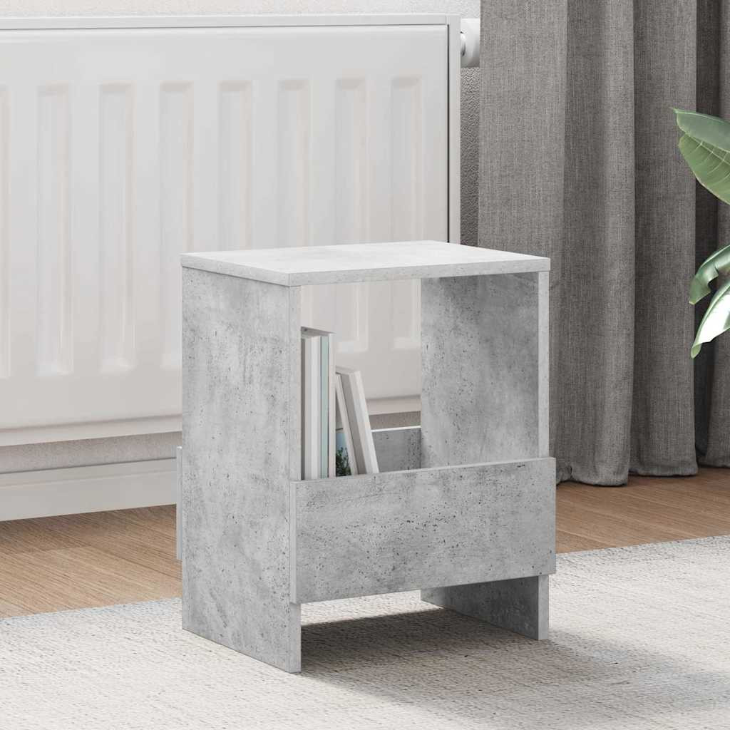vidaXL Magazinregal 2 pcs Beton Grau 35 x 30 x 45 cm