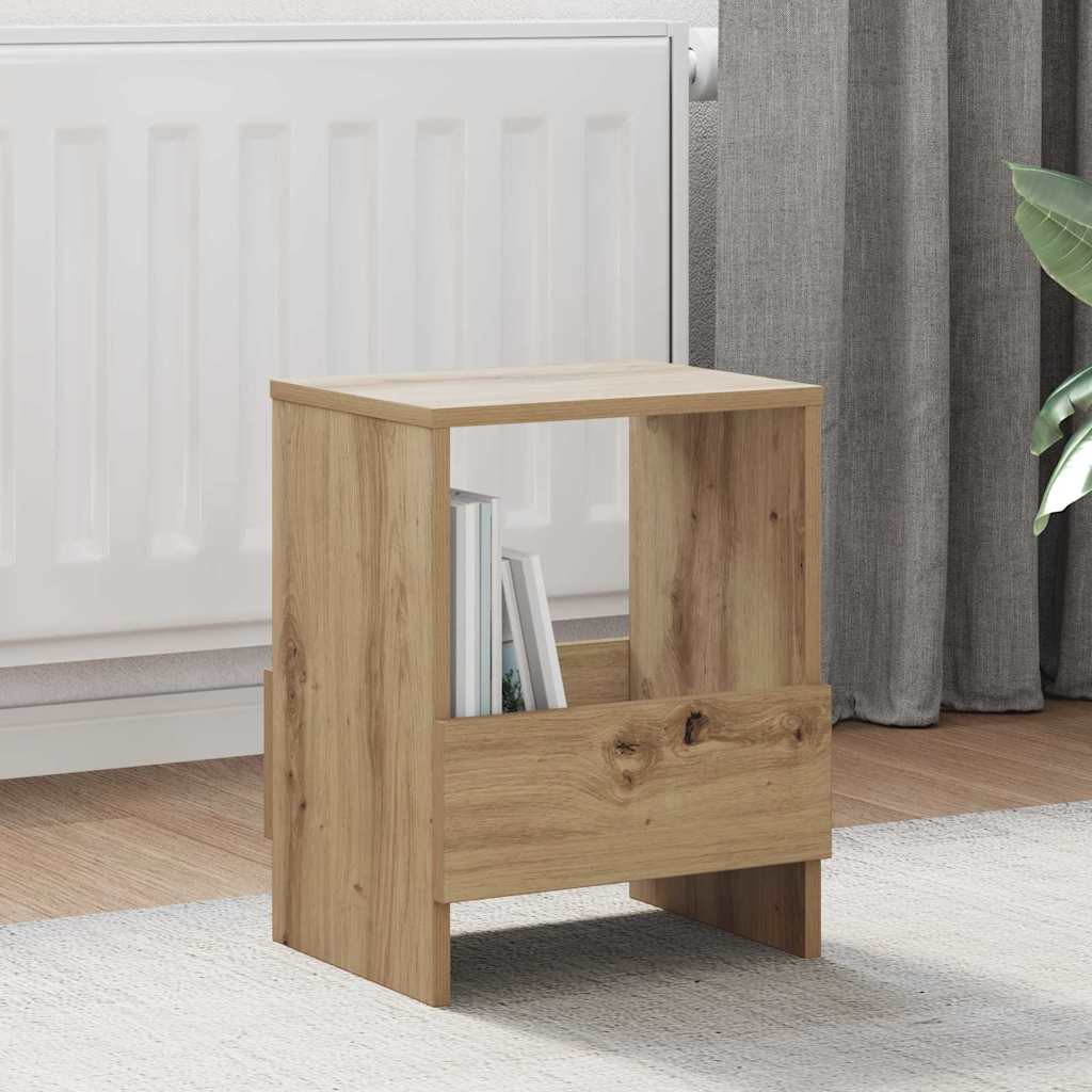 vidaXL Magazinregal 2 Stk. Artisan-Eiche 35 x 30 x 45 cm