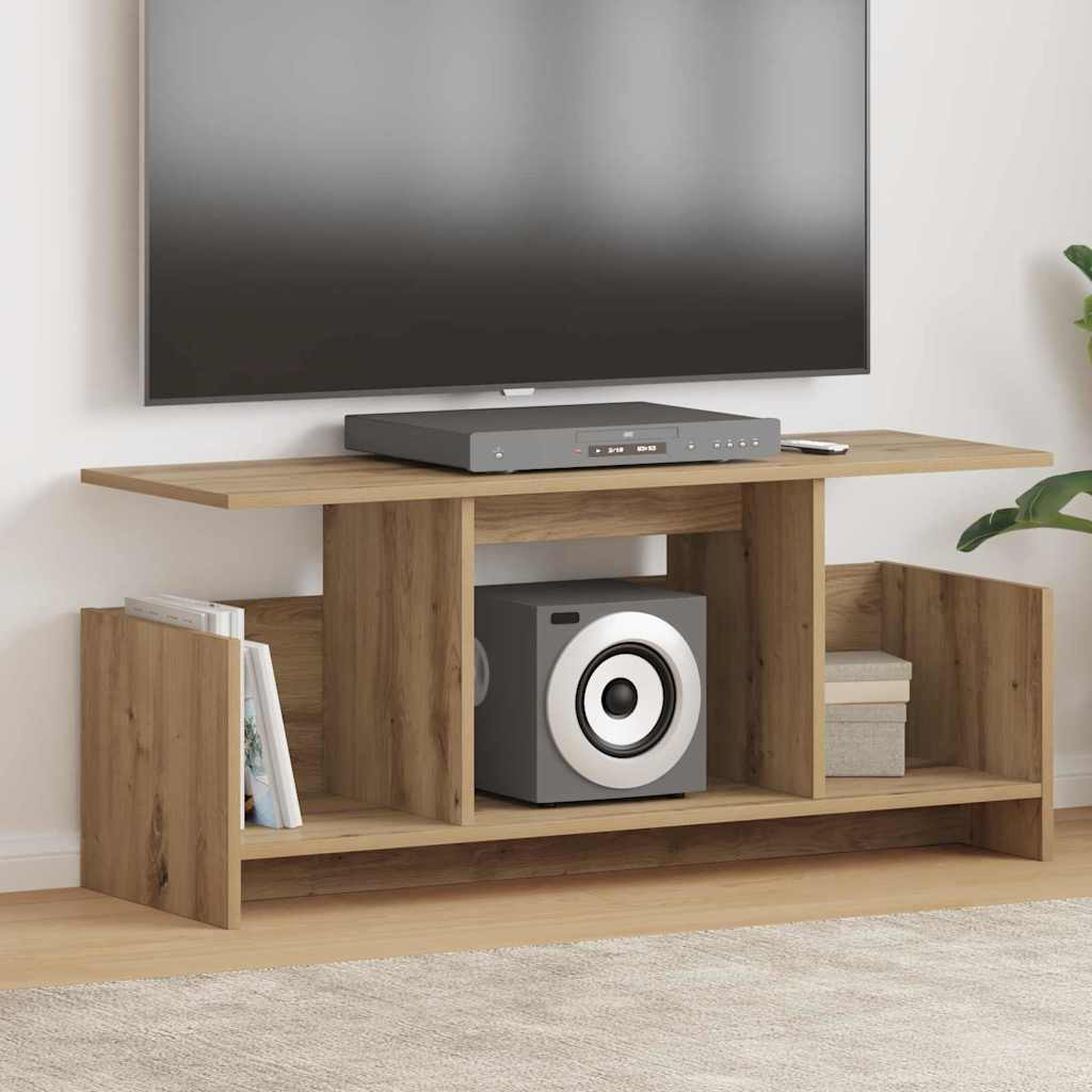 vidaXL TV-Ständer 102 x 35 x 45 cm Artisan-Eiche Holzwerkstoff