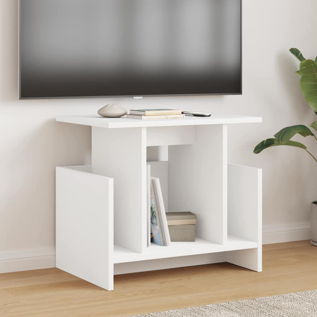 vidaXL TV-Ständer Weiß 50 x 35 x 45 cm Holzwerkstoff