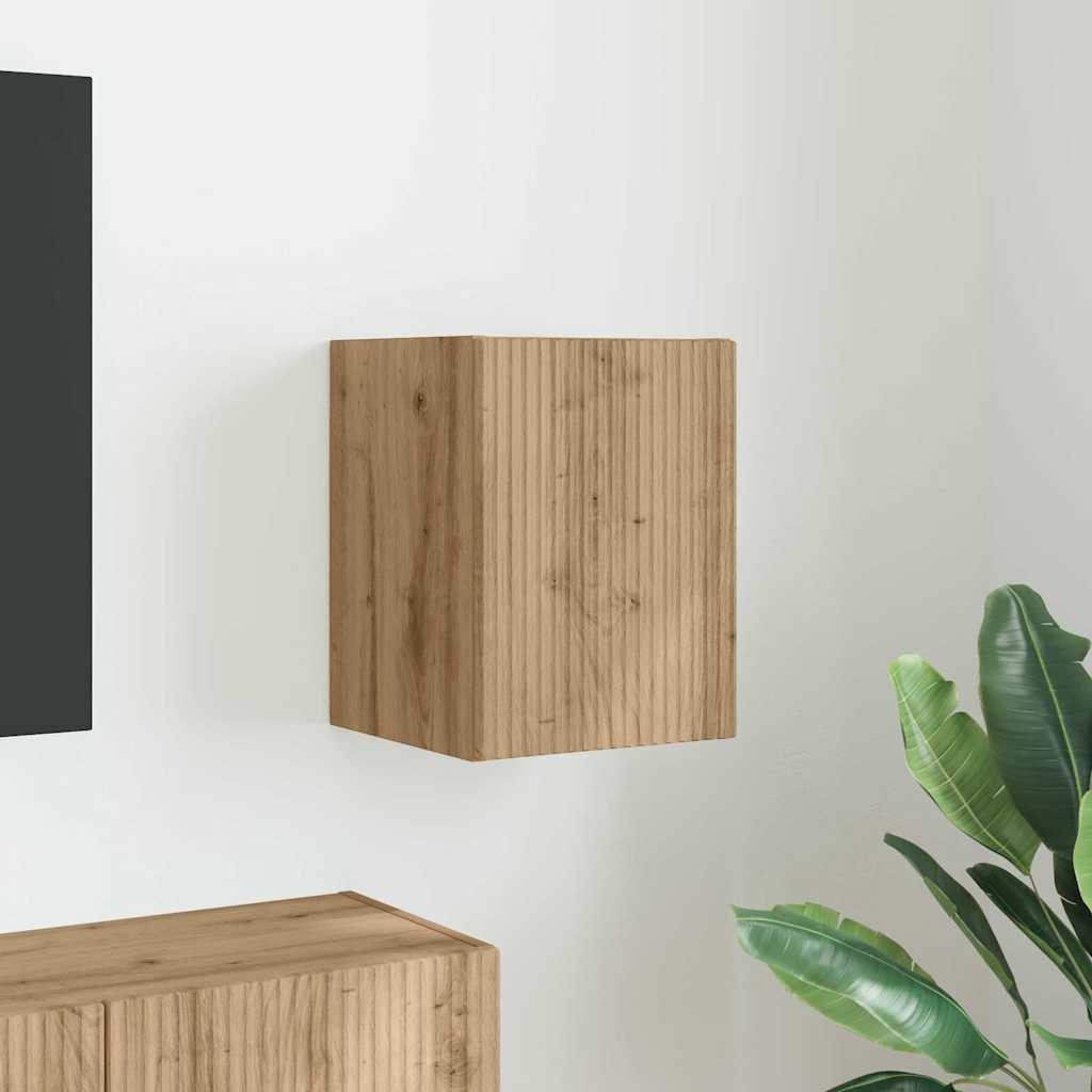 vidaXL TV-Wandschrank 30 x 31 x 40 cm Kunsthandwerk Eiche