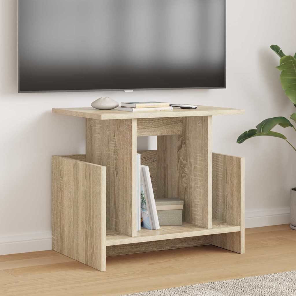 vidaXL TV-Ständer 2 pcs Sonoma-Eiche 50 x 35 x 45 cm Holzwerkstoff