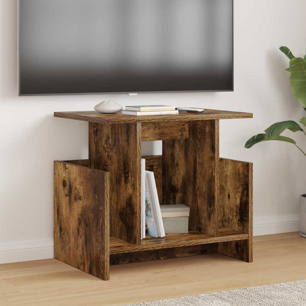 vidaXL TV-Ständer Geräucherte Eiche 50 x 35 x 45 cm Holzwerkstoff