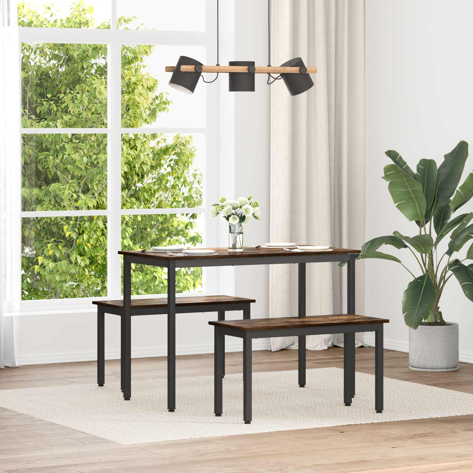 vidaXL Bank Raucharbe 80 x 35 x 45 cm Holzwerkstoff