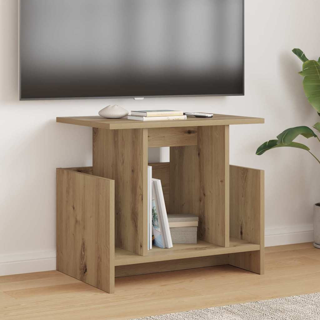 vidaXL TV-Ständer 50 x 35 x 45 cm Artisan-Eiche Holzwerkstoff