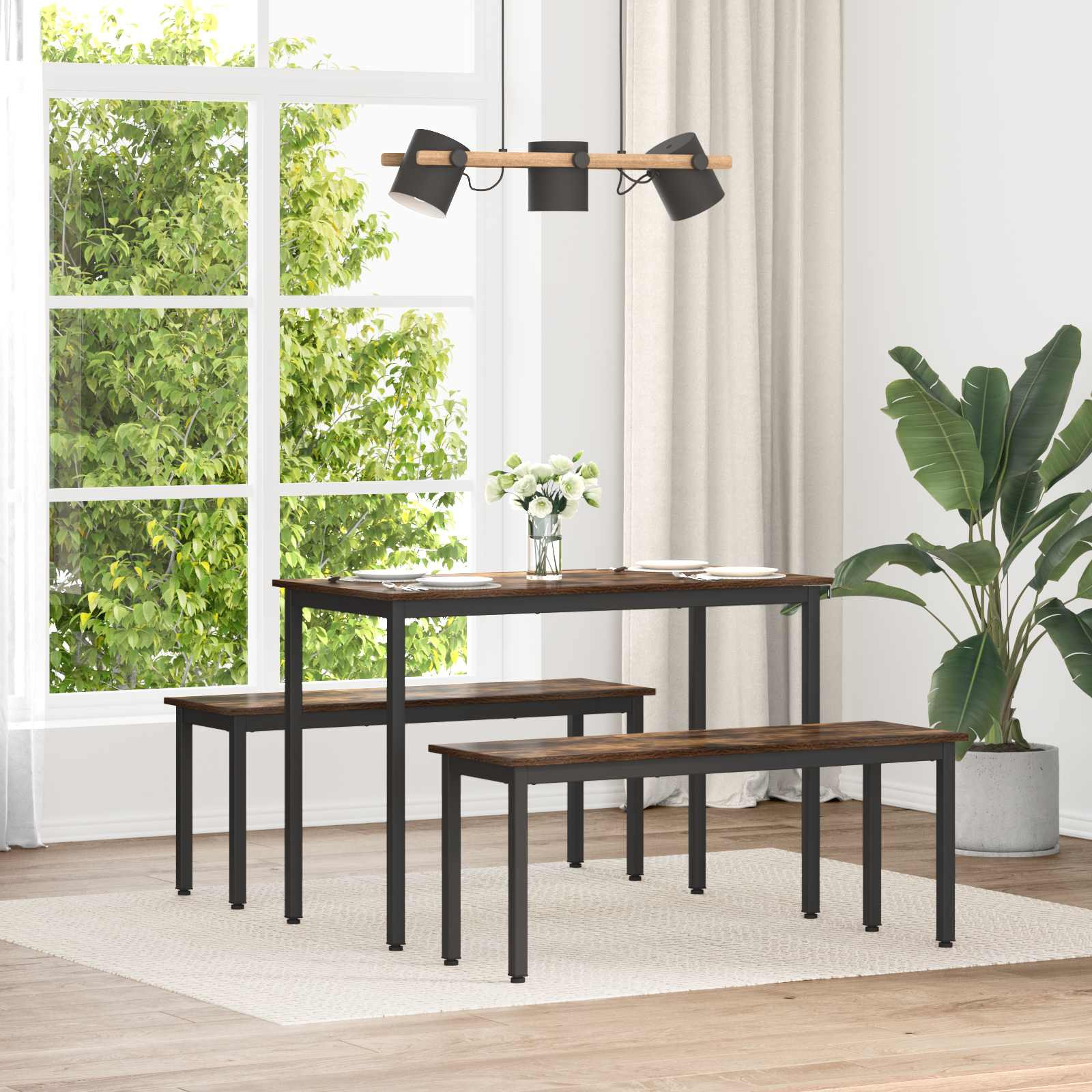 vidaXL Bank Raucharbe 110 x 35 x 45 cm Holzwerkstoff