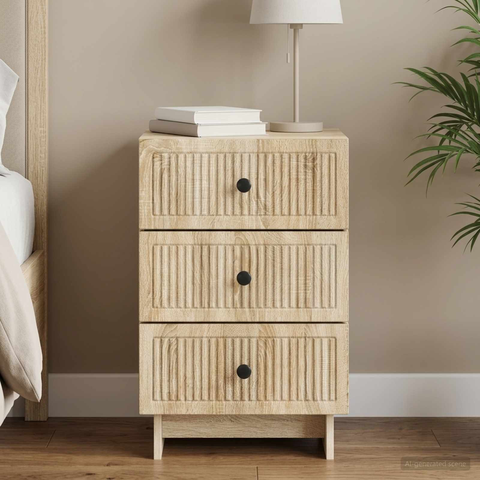 vidaXL Nachttisch Sonoma-Eiche 43 x 41 x 66,5 cm Holzwerkstoff