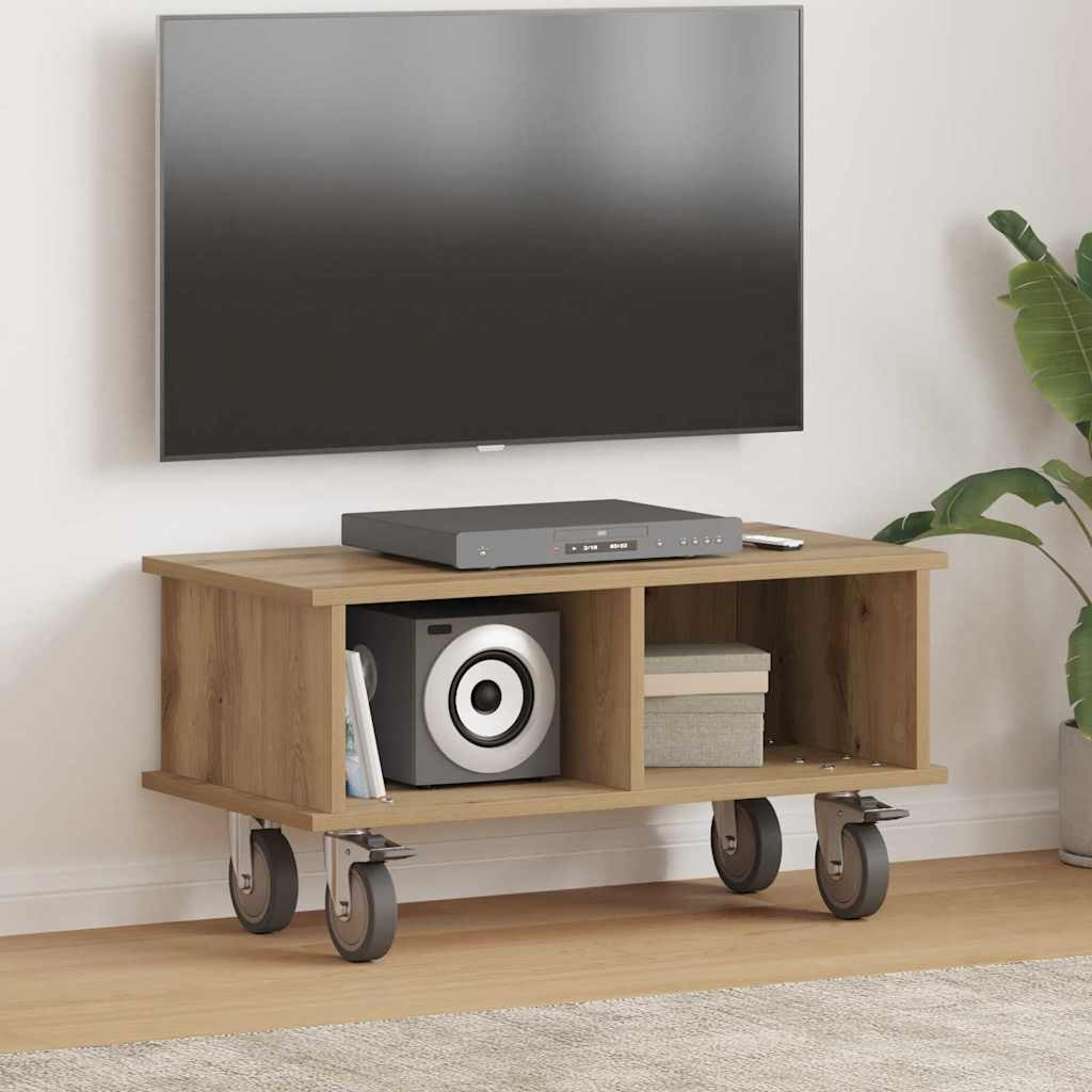 vidaXL TV-Ständer 68,5 x 35 x 35 cm Artisan-Eiche Holzwerkstoff