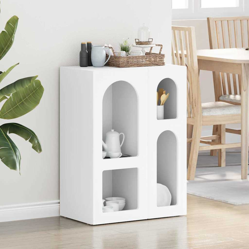 vidaXL Sideboard ELST Weiß 59 x 35 x 80,5 cm Holzwerkstoff