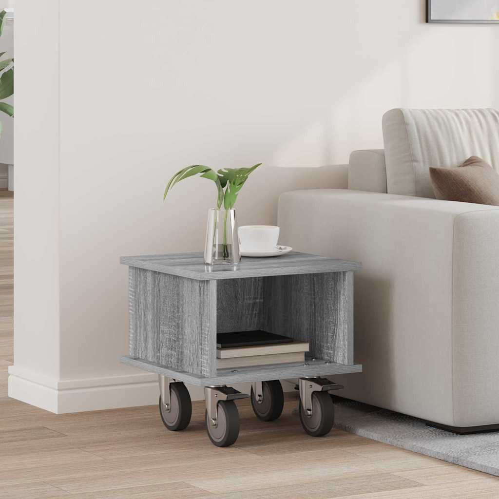 vidaXL TV-Ständer Graues Sonoma 37 x 35 x 35 cm Holzwerkstoff
