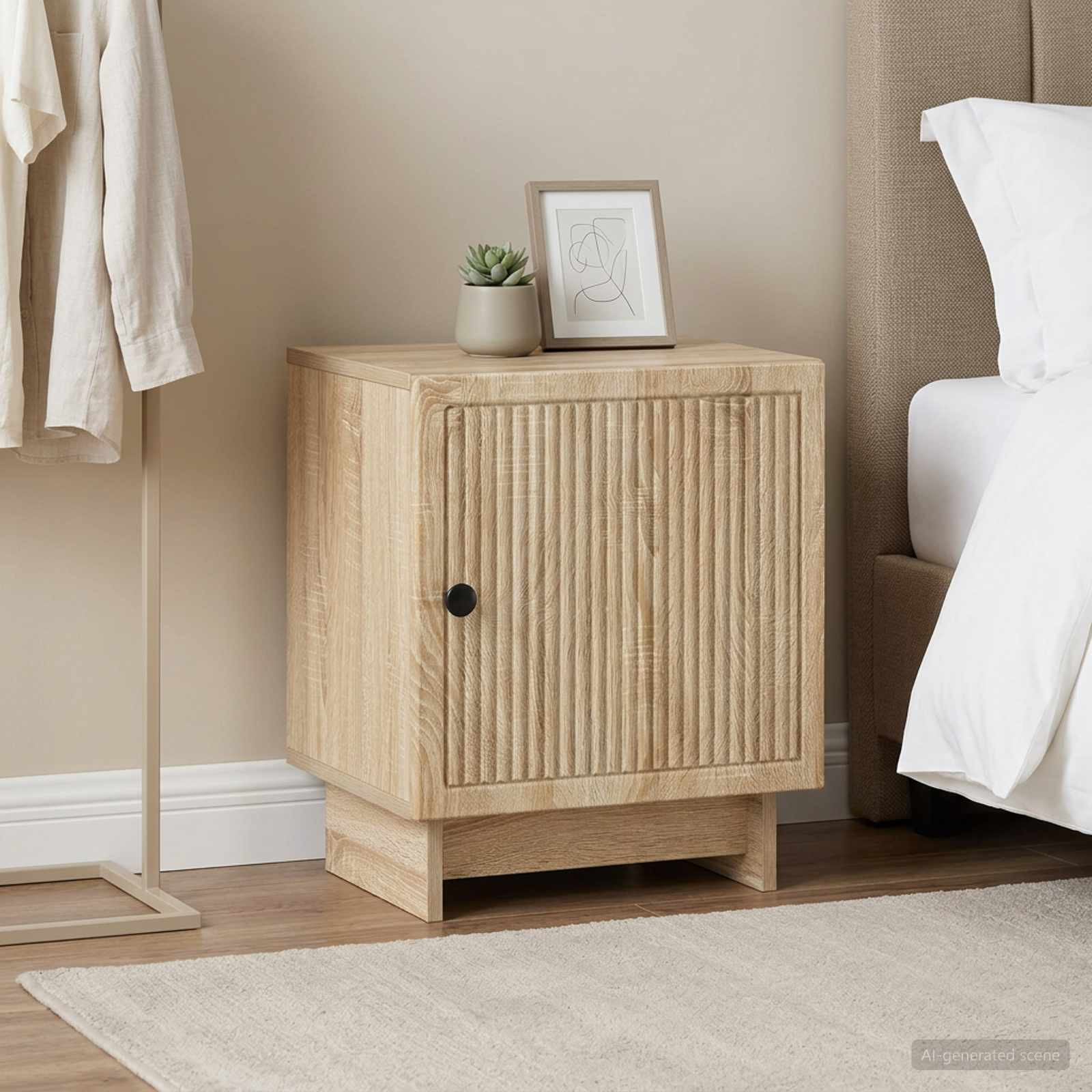 vidaXL Nachttisch 2 pcs Sonoma-Eiche 43 x 34,5 x 50 cm Holzwerkstoff