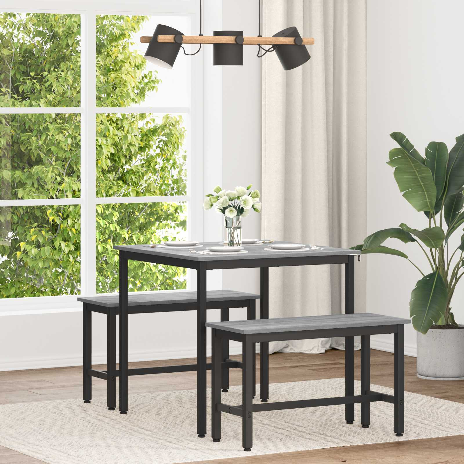 vidaXL Esstische 80 x 80 x 75 cm METALL