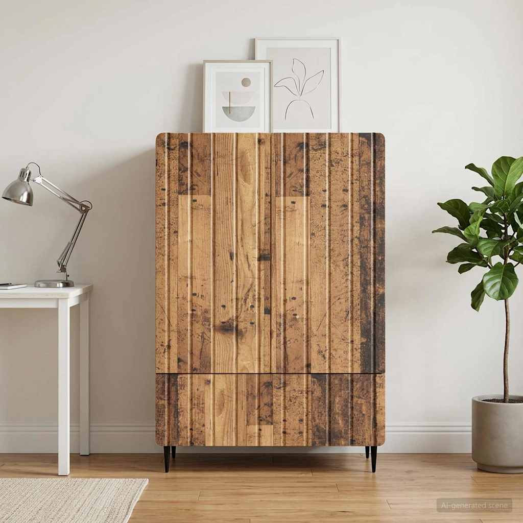 vidaXL Sideboard Altholz 66 x 34,5 x 97 cm Holzwerkstoff